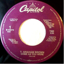 T. Graham Brown Come As You Were VINYL 7" USED