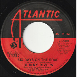 Johnny Rivers Six Days On The Road USED VINYL 7INCH 45 RPM SINGLE