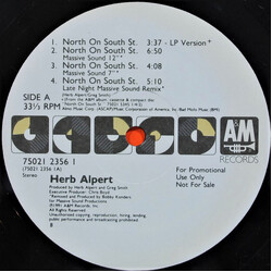 Herb Alpert North On South St. USED VINYL 12INCH 33 S RPM PROMO