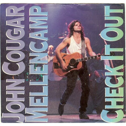 John Cougar Mellencamp Check It Out USED VINYL 7INCH SINGLE STEREO