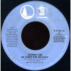 Johnny Lee (3) Be There For Me Baby /  Finally Fallin' USED VINYL 7INCH 45 RPM SINGLE