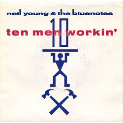 Neil Young / The Bluenotes (5) Ten Men Workin' USED VINYL 7INCH 45 RPM SINGLE