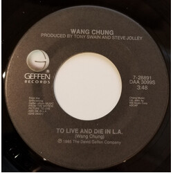 Wang Chung To Live And Die In L.A. USED VINYL 7INCH SINGLE 45 RPM