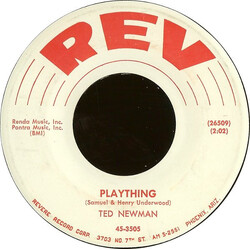 Ted Newman Plaything USED VINYL 7INCH 45 RPM SINGLE STYRENE