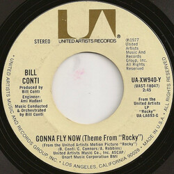 Bill Conti Gonna Fly Now (Theme From "Rocky") USED VINYL 7INCH 45 RPM SINGLE STYRENE