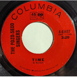 The Pozo-Seco Singers Time / Down The Road I Go USED VINYL 7INCH 45 RPM SINGLE STYRENE