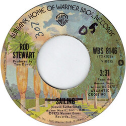 Rod Stewart Sailing / All In The Name Of Rock 'N' Roll USED VINYL 7INCH 45 RPM SINGLE STYRENE