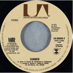 War Summer / All Day Music USED VINYL 7INCH 45 RPM SINGLE STYRENE STEREO