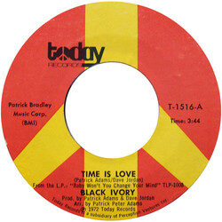 Black Ivory Time Is Love USED VINYL 7INCH 45 RPM SINGLE STYRENE
