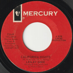 Lesley Gore California Nights USED VINYL 7INCH 45 RPM SINGLE STYRENE
