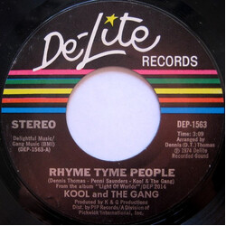 Kool & The Gang Rhyme Tyme People USED VINYL 7INCH 45 RPM SINGLE STYRENE STEREO