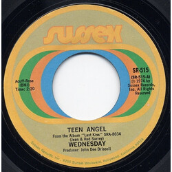 Wednesday (3) Teen Angel / Taking Me Home USED VINYL 7INCH 45 RPM SINGLE STYRENE