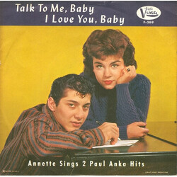 Annette (7) / The Afterbeats Talk To Me Baby USED VINYL 7INCH 45 RPM SINGLE STYRENE