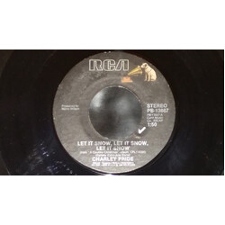 Charley Pride Let It Snow, Let It Snow, Let It Snow / O Holy Night USED VINYL 7INCH 45 RPM SINGLE STYRENE STEREO
