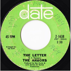 The Arbors The Letter USED VINYL 7INCH 45 RPM SINGLE STYRENE