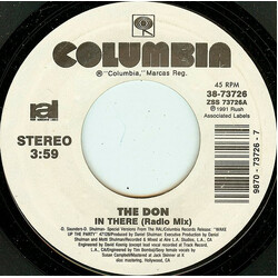 The Don (3) In There USED VINYL 7INCH 45 RPM SINGLE STYRENE STEREO