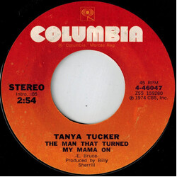 Tanya Tucker The Man That Turned My Mama On USED VINYL 7INCH 45 RPM SINGLE STYRENE