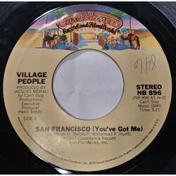 Village People San Francisco (You've Got Me) USED VINYL 7INCH 45 RPM SINGLE REPRESS STYRENE