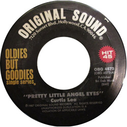Curtis Lee / The Bell Notes Pretty Little Angel Eyes USED VINYL 7INCH 45 RPM SINGLE STYRENE