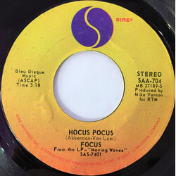 Focus (2) Hocus Pocus / Hocus Pocus II USED VINYL 7INCH 45 RPM SINGLE STYRENE STEREO