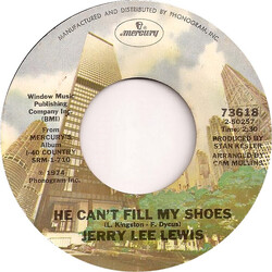 Jerry Lee Lewis He Can't Fill My Shoes / Tomorrow's Taking Baby Away USED VINYL 7INCH 45 RPM SINGLE STYRENE