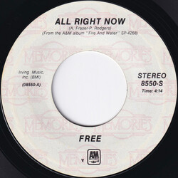 Free All Right Now / The Stealer USED VINYL 7INCH 45 RPM SINGLE STYRENE