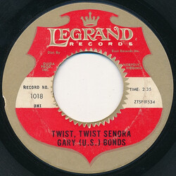 Gary U.S. Bonds Twist, Twist Senora USED VINYL 7INCH 45 RPM SINGLE STYRENE