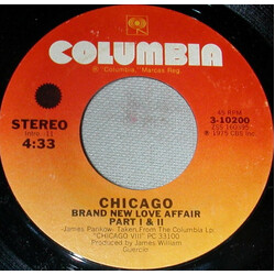 Chicago (2) Brand New Love Affair USED VINYL 7INCH 45 RPM SINGLE STYRENE