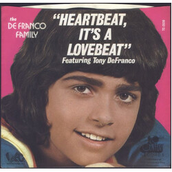 The DeFranco Family / Tony DeFranco Heartbeat, It's A Lovebeat USED VINYL 7INCH 45 RPM SINGLE STYRENE STEREO