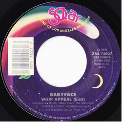 Babyface Whip Appeal USED VINYL 7INCH 45 RPM SINGLE STYRENE