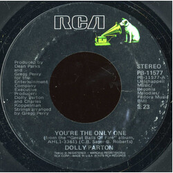 Dolly Parton You're The Only One USED VINYL 7INCH 45 RPM SINGLE STYRENE STEREO