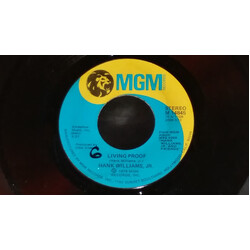 Hank Williams Jr. Living Proof USED VINYL 7INCH 45 RPM SINGLE STYRENE STEREO