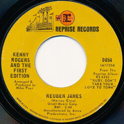 Kenny Rogers & The First Edition Reuben James USED VINYL 7INCH 45 RPM SINGLE STYRENE