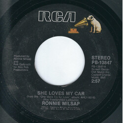 Ronnie Milsap She Loves My Car USED VINYL 7INCH 45 RPM SINGLE STYRENE STEREO