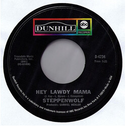 Steppenwolf Hey Lawdy Mama USED VINYL 7INCH 45 RPM SINGLE STYRENE