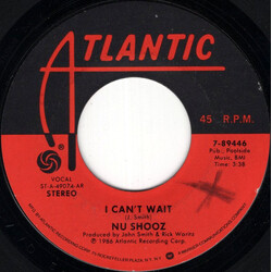 Nu Shooz I Can't Wait USED VINYL 7INCH 45 RPM SINGLE STYRENE STEREO