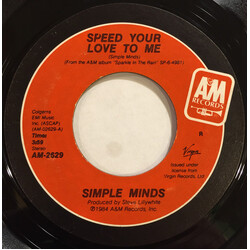 Simple Minds Speed Your Love To Me USED VINYL 7INCH 45 RPM SINGLE STYRENE