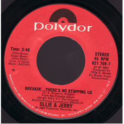Ollie And Jerry Breakin'... There's No Stopping Us / Showdown VINYL 7" USED