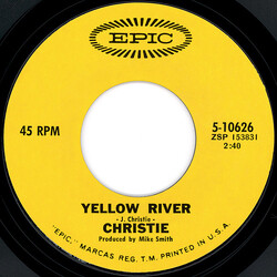 Christie Yellow River / Down The Mississippi Line USED VINYL 7INCH 45 RPM SINGLE STYRENE