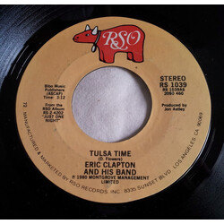 Eric Clapton And His Band Tulsa Time / Cocaine USED VINYL 7INCH 45 RPM SINGLE STYRENE