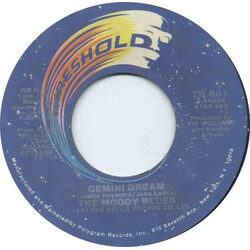 The Moody Blues Gemini Dream USED VINYL 7INCH 45 RPM SINGLE STYRENE STEREO