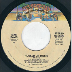 Mac Davis Hooked On Music USED VINYL 7INCH 45 RPM SINGLE STYRENE