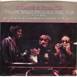 Dionne & Friends / Elton John / Gladys Knight / Stevie Wonder That's What Friends Are For USED VINYL 7INCH 45 RPM SINGLE STYRENE