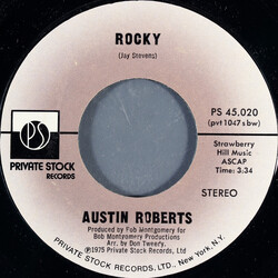 Austin Roberts Rocky / You Got The Power USED VINYL 7INCH 45 RPM SINGLE STYRENE STEREO