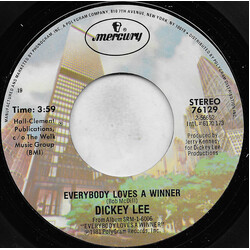 Dickey Lee Everybody Loves A Winner USED VINYL 7INCH 45 RPM SINGLE STYRENE