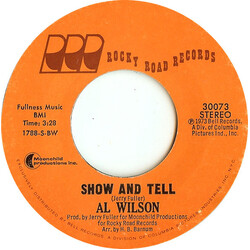 Al Wilson Show And Tell / Listen To Me USED VINYL 7INCH 45 RPM SINGLE STYRENE