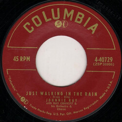 Johnnie Ray Just Walking In The Rain / In The Candlelight USED VINYL 7INCH 45 RPM SINGLE STYRENE