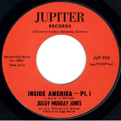 Juggy Murray Jones Inside America VINYL 7" USED