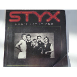 Styx Don't Let It End USED VINYL 7INCH 45 RPM SINGLE STYRENE