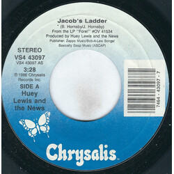 Huey Lewis & The News Jacob's Ladder USED VINYL 7INCH 45 RPM SINGLE STYRENE